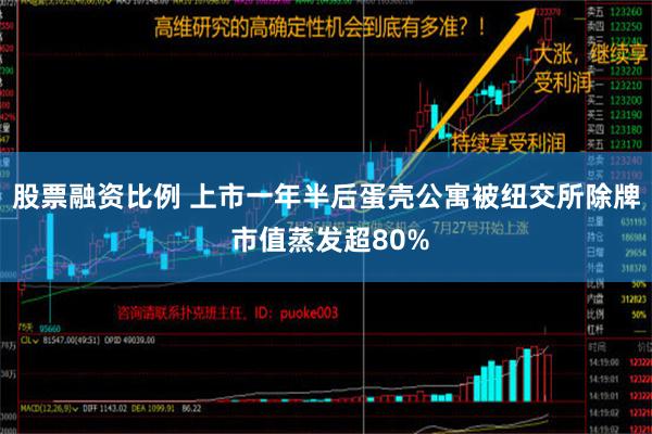 股票融资比例 上市一年半后蛋壳公寓被纽交所除牌 市值蒸发超80%