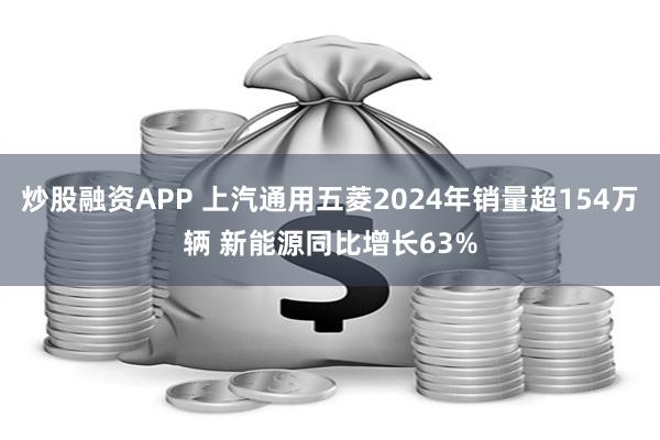 炒股融资APP 上汽通用五菱2024年销量超154万辆 新能源同比增长63%